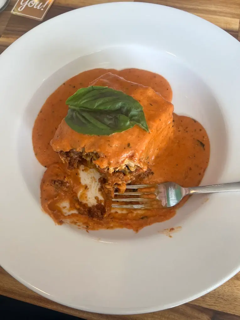 Fresh pasta dishes at Green Pizza Calgary SE